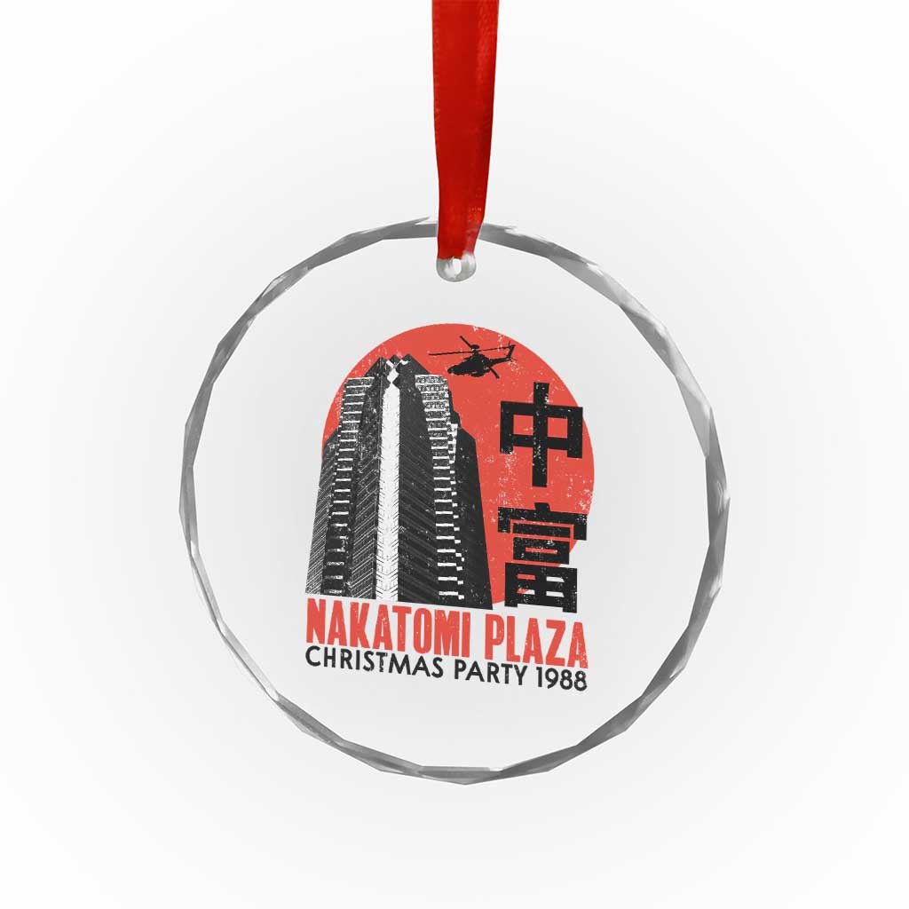 Christmas Nakatomi Plaza Crystal Glass Ornament Christmas Party 1988 Vintage Japanese Style TS11 Print Your Wear