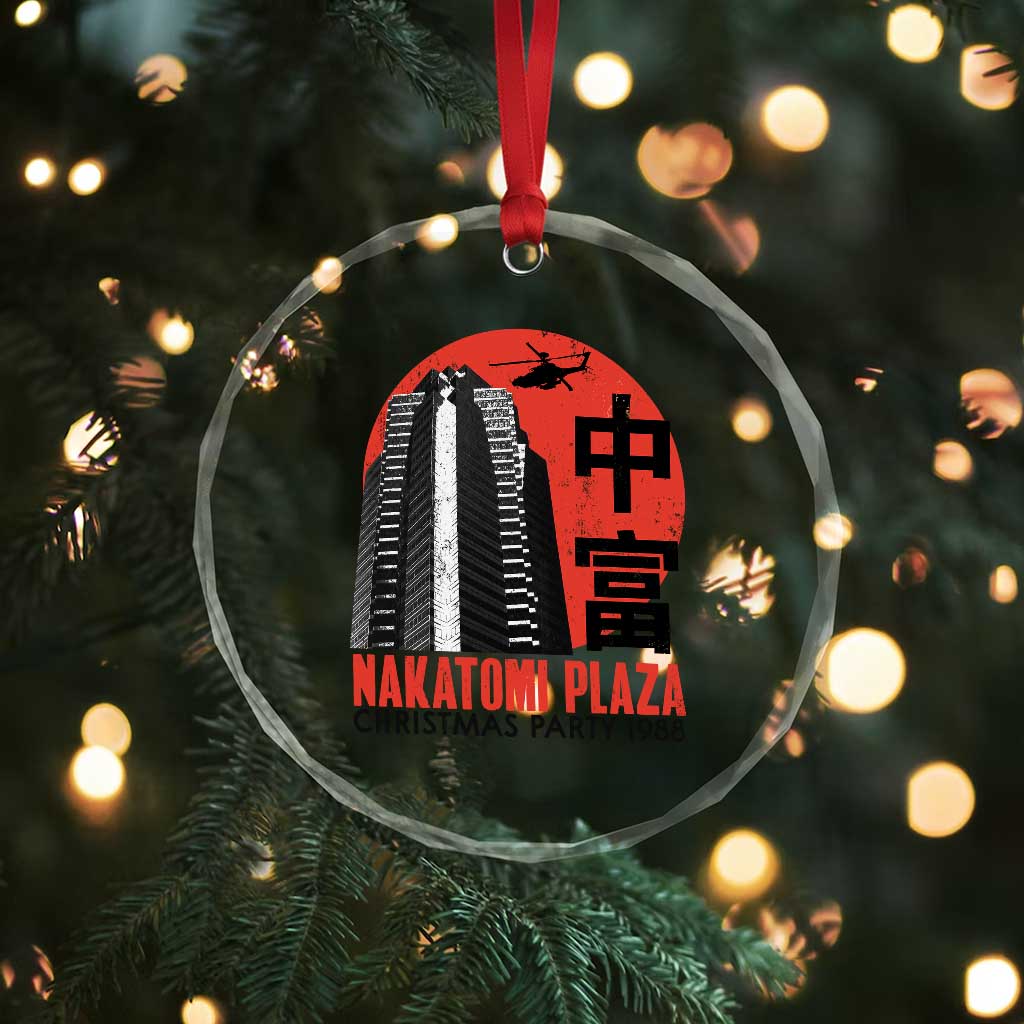 Christmas Nakatomi Plaza Crystal Glass Ornament Christmas Party 1988 Vintage Japanese Style TS11 Print Your Wear