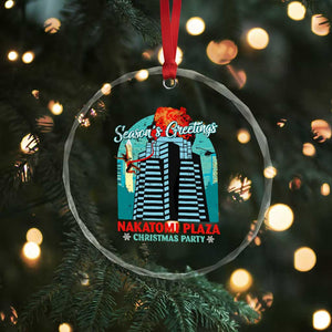 Christmas Nakatomi Plaza Crystal Glass Ornament Season's Greeting Christmas Party Hans Gruber TS11 Print Your Wear