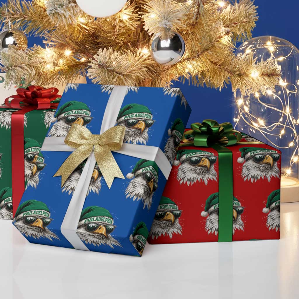 Christmas Philadelphia Fan Wrapping Paper Roll Funny Santa Eagles Sport Philly Fan TS11 Print Your Wear