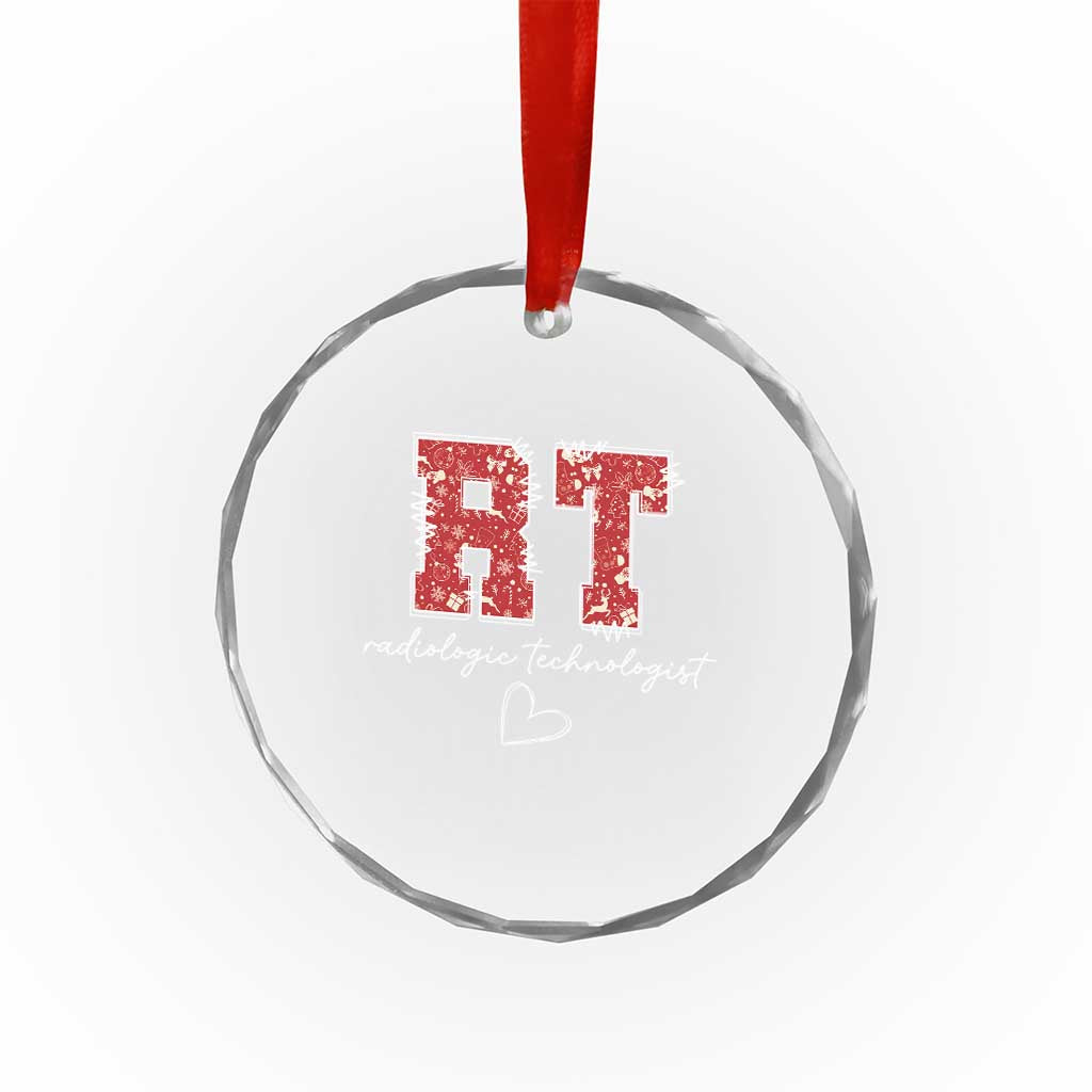 Christmas Radiology Crystal Glass Ornament RT Xray Rad Tech Gift TS10 Print Your Wear