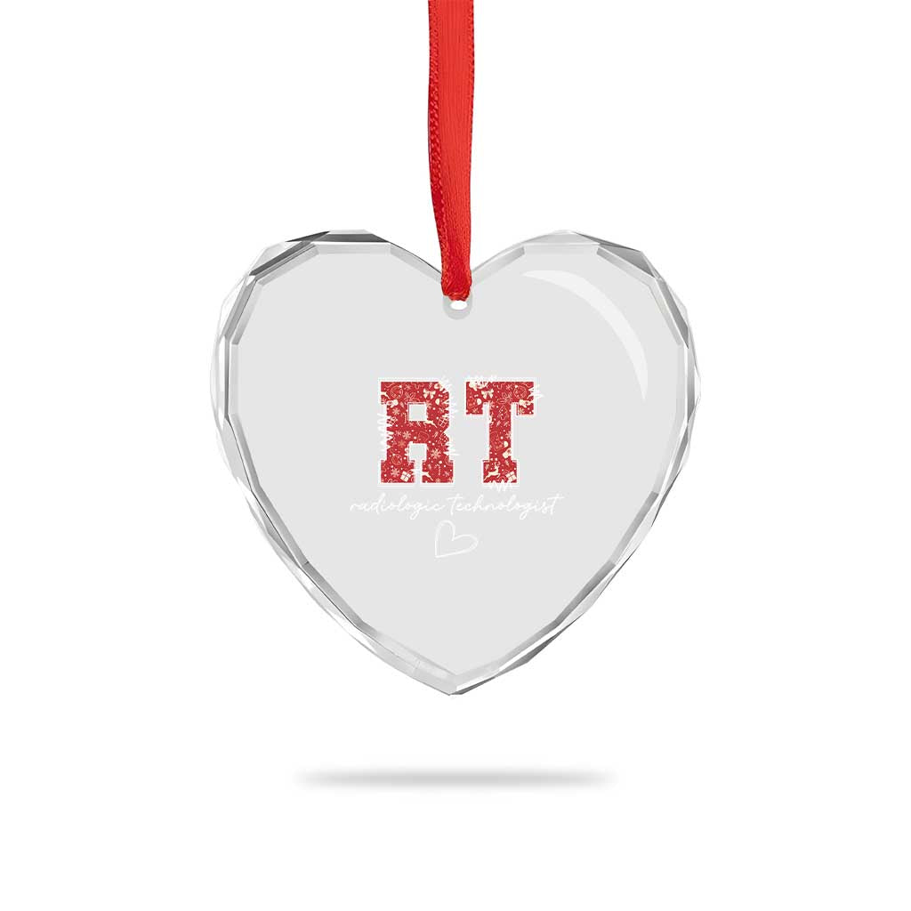 Christmas Radiology Heart Crystal Glass Ornament RT Xray Rad Tech Gift TS10 Print Your Wear