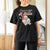 Christmas T Shirt For Women I Love A Man With A Beard Santa Xmas TS09 Black Printyourwear