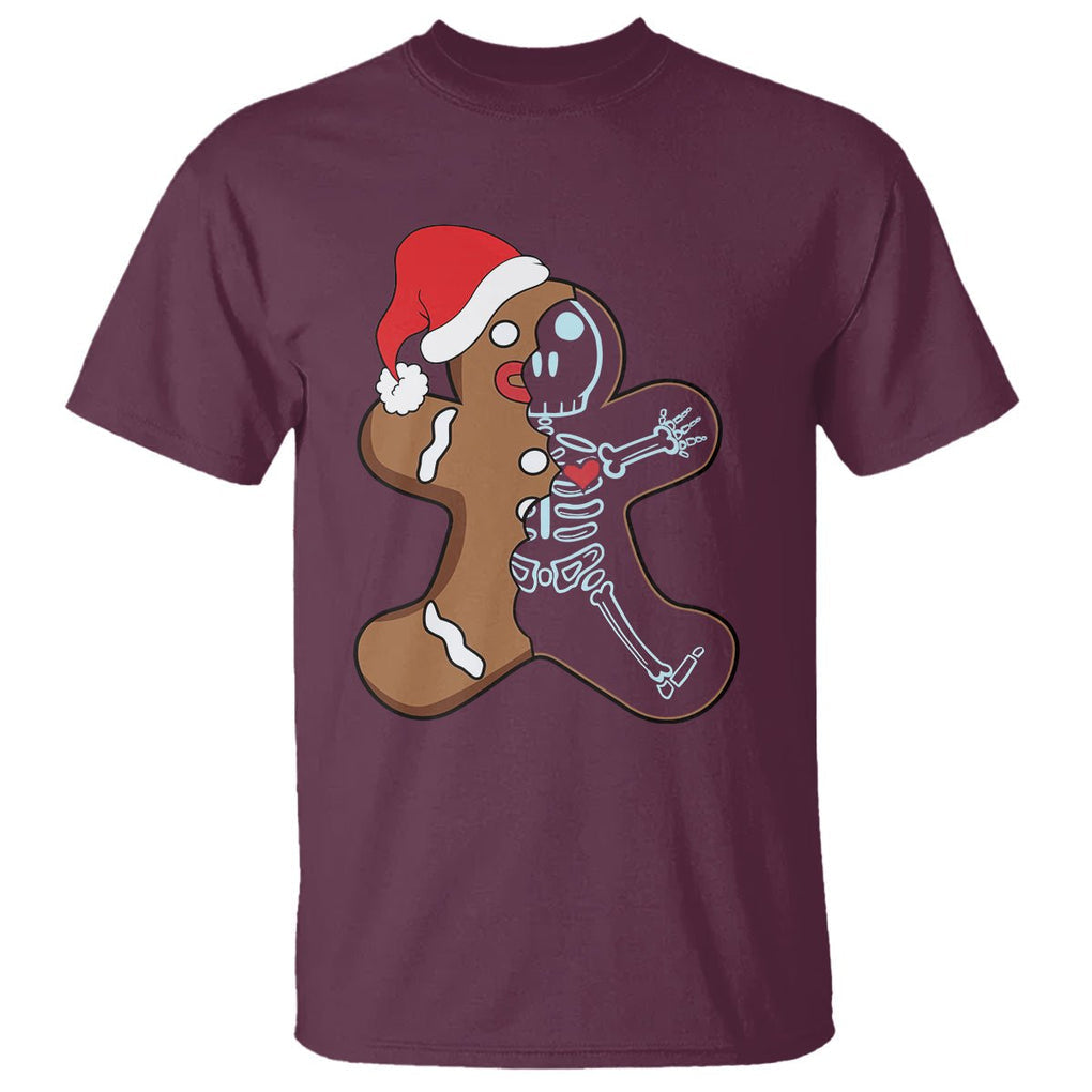 Christmas T Shirt Gingerbread Skeleton X-Ray Tech Nurse TS09 Printyourwear
