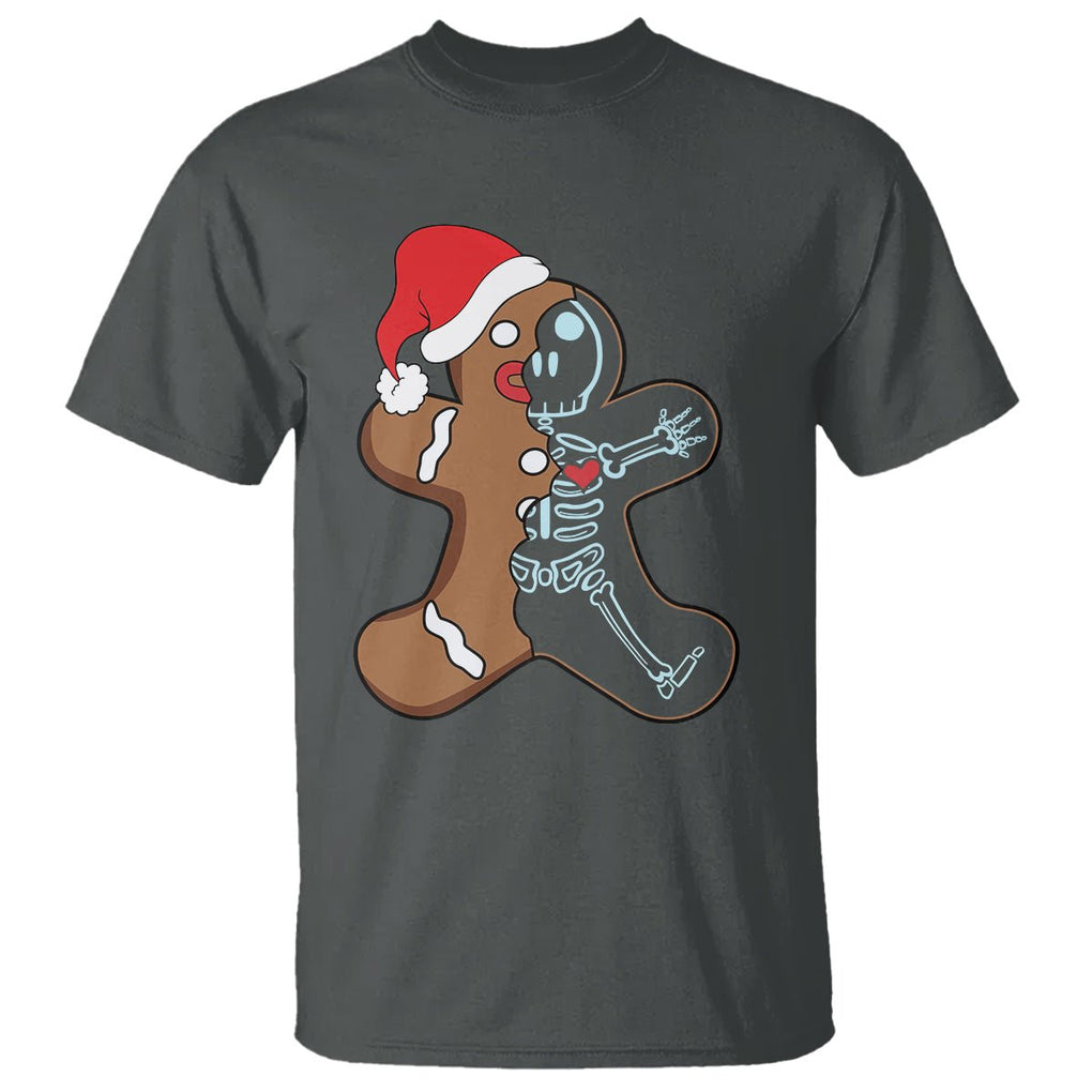 Christmas T Shirt Gingerbread Skeleton X-Ray Tech Nurse TS09 Printyourwear