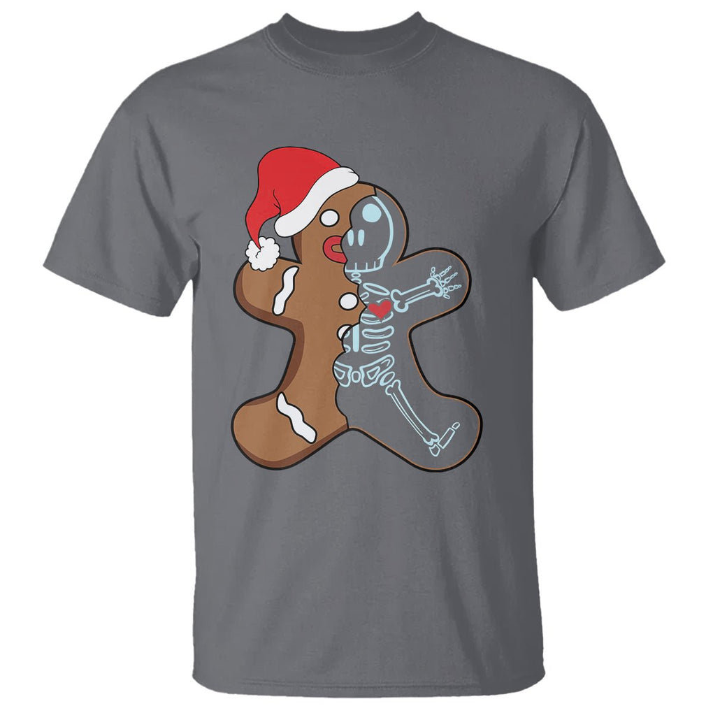 Christmas T Shirt Gingerbread Skeleton X-Ray Tech Nurse TS09 Printyourwear