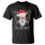 Christmas T Shirt Skull Santa Beard Sunglass Candy Cane TS09 Purple Printyourwear