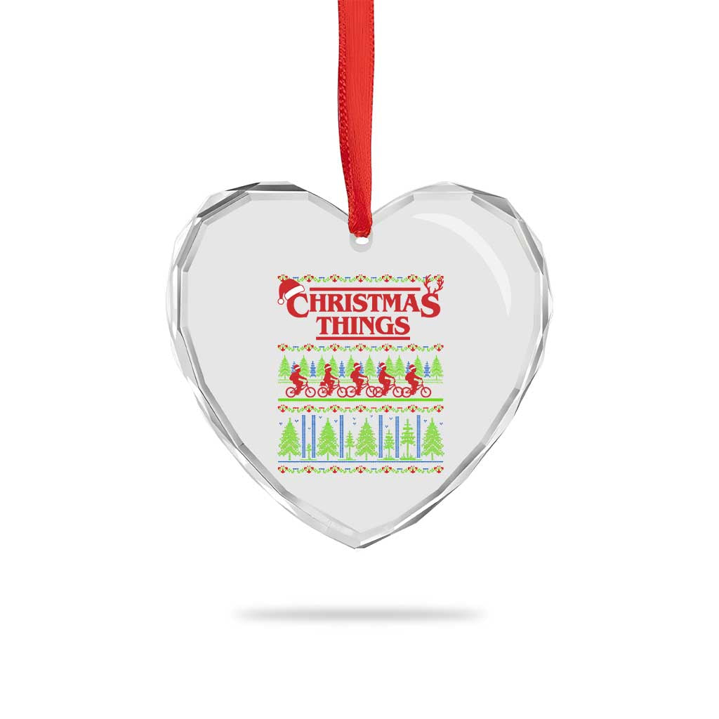Christmas Things Heart Crystal Glass Ornament Vintage Movie TV Series Retro TS10 Print Your Wear