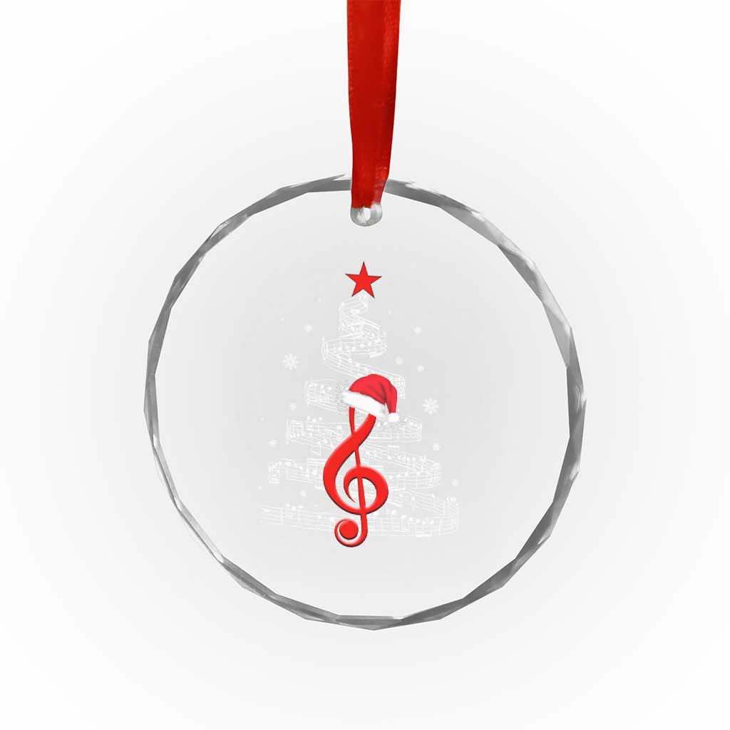 Christmas Tree Music Crystal Glass Ornament Musician Music Lover Gift TS10 Print Your Wear