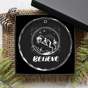 Chupacabra Crystal Glass Ornament Funny Believe Christmas Cryptid Gift TS12 Print Your Wear