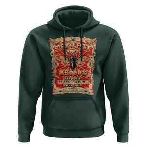 Cicada Fest 2024 Hoodie Broods XIII & XIX 221 Year Reunion Tour TS09 Dark Forest Green Print Your Wear
