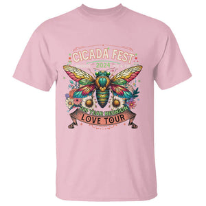Cicada Fest 2024 T Shirt Broods XIII & XIX 221 Year Reunion Tour TS09 Light Pink Print Your Wear