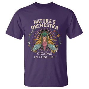 Cicada Lover T Shirt Nature's Orchestra Cicadas Concert TS09 Purple Print Your Wear