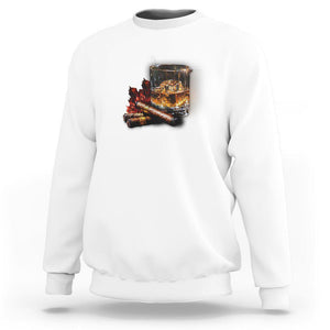Cigar Lover Sweatshirt Not A Habit But A Peace of Mind TS09 White Print Your Wear