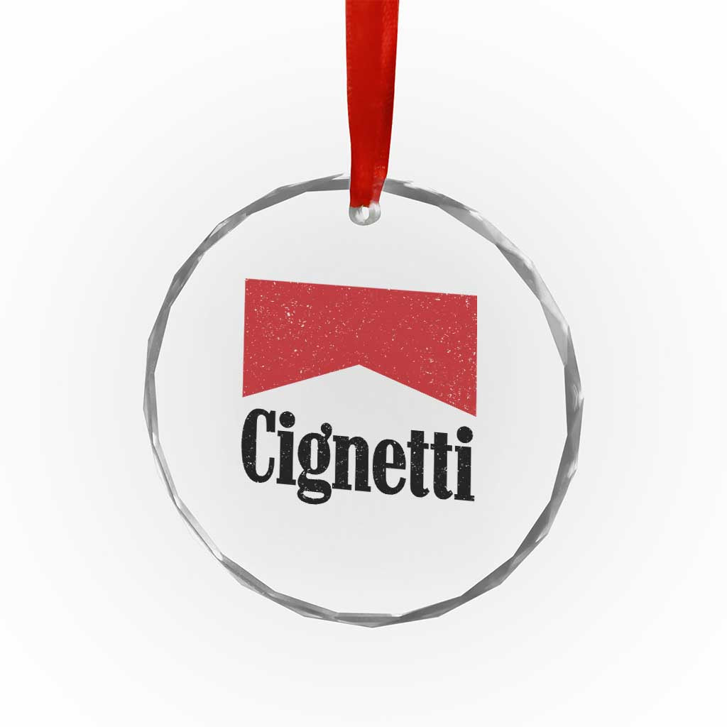 Cignetti Retro Red Box Crystal Glass Ornament Indiana Game Day Sports Fan TS02 Print Your Wear