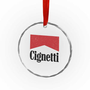 Cignetti Retro Red Box Crystal Glass Ornament Indiana Game Day Sports Fan TS02 Print Your Wear