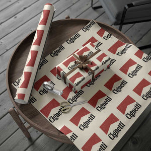 Cignetti Retro Red Box Wrapping Paper Roll - Indiana Game Day Sports Fan TS02 Beige Print Your Wear