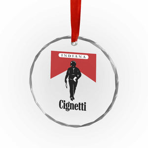 Cignetti Walking Retro Red Box Crystal Glass Ornament Indiana Game Day Sports Fan TS02 Print Your Wear