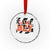 Cincinnati Crystal Glass Ornament Retro Vintage Game Dey White Stripes TS10 Transparent Glass 3'' Circle Print Your Wear