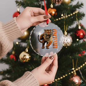 Cincinnati Tiger Crystal Glass Ornament Bootleg Vintage TS10 Print Your Wear