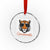 Cincinnati Tiger Crystal Glass Ornament Retro Vintage Novelty Sports Fan TS10 Transparent Glass 3'' Circle Print Your Wear