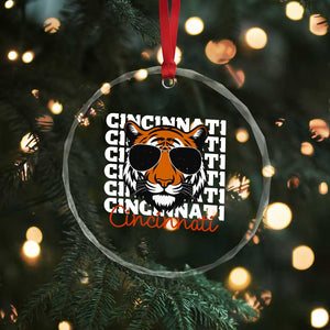 Cincinnati Tiger Crystal Glass Ornament Retro Vintage Novelty Sports Fan TS10 Print Your Wear
