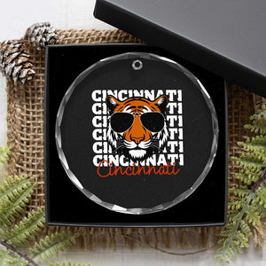 Cincinnati Tiger Crystal Glass Ornament Retro Vintage Novelty Sports Fan TS10 Print Your Wear