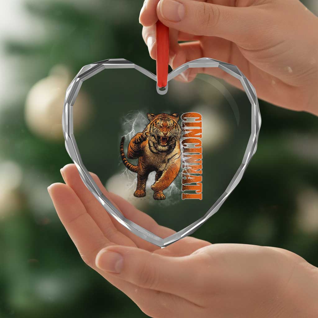 BFT Game Day Heart Crystal Glass Ornament Bootleg Vintage TS10 Print Your Wear