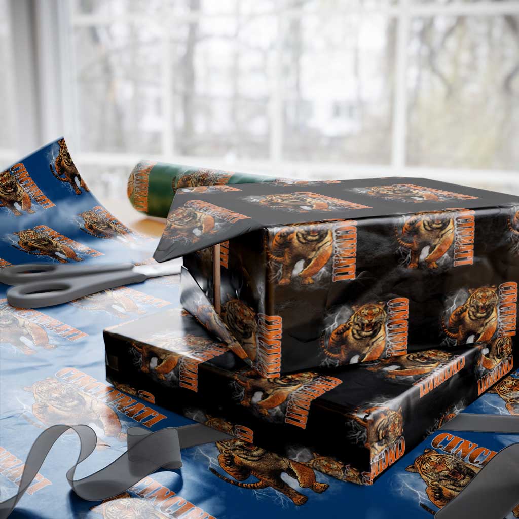 BFT Game Day Wrapping Paper Roll Bootleg Vintage TS10 Black Print Your Wear