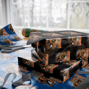 BFT Game Day Wrapping Paper Roll Bootleg Vintage TS10 Black Print Your Wear