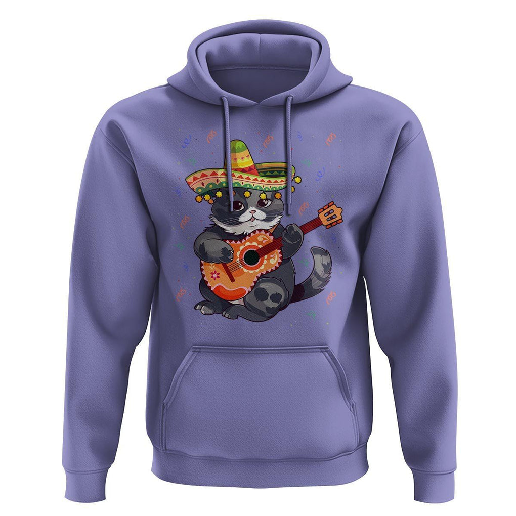 Cinco De Mayo Cat Hoodie Playing Huichoi Cute Sombrero Hat TS11 Violet Print Your Wear
