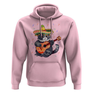 Cinco De Mayo Cat Hoodie Playing Huichoi Cute Sombrero Hat TS11 Light Pink Print Your Wear