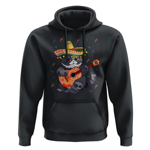 Cinco De Mayo Cat Hoodie Playing Huichoi Cute Sombrero Hat TS11 Black Print Your Wear