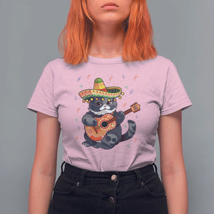 Cinco De Mayo Cat T Shirt For Women Playing Huichoi Cute Sombrero Hat TS11 Light Pink Print Your Wear
