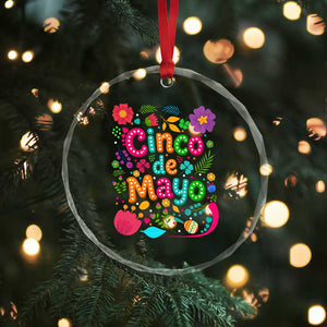 Cinco de Mayo Crystal Glass Ornament Funny Mexican Fiesta TS14 Print Your Wear