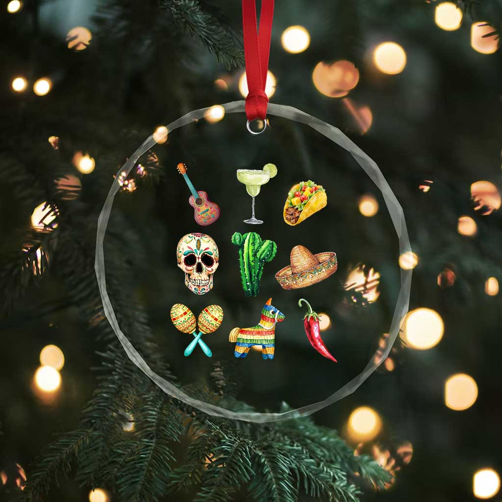 Cinco De Mayo Crystal Glass Ornament Mexican Fiesta Party Celebration TS12 Print Your Wear