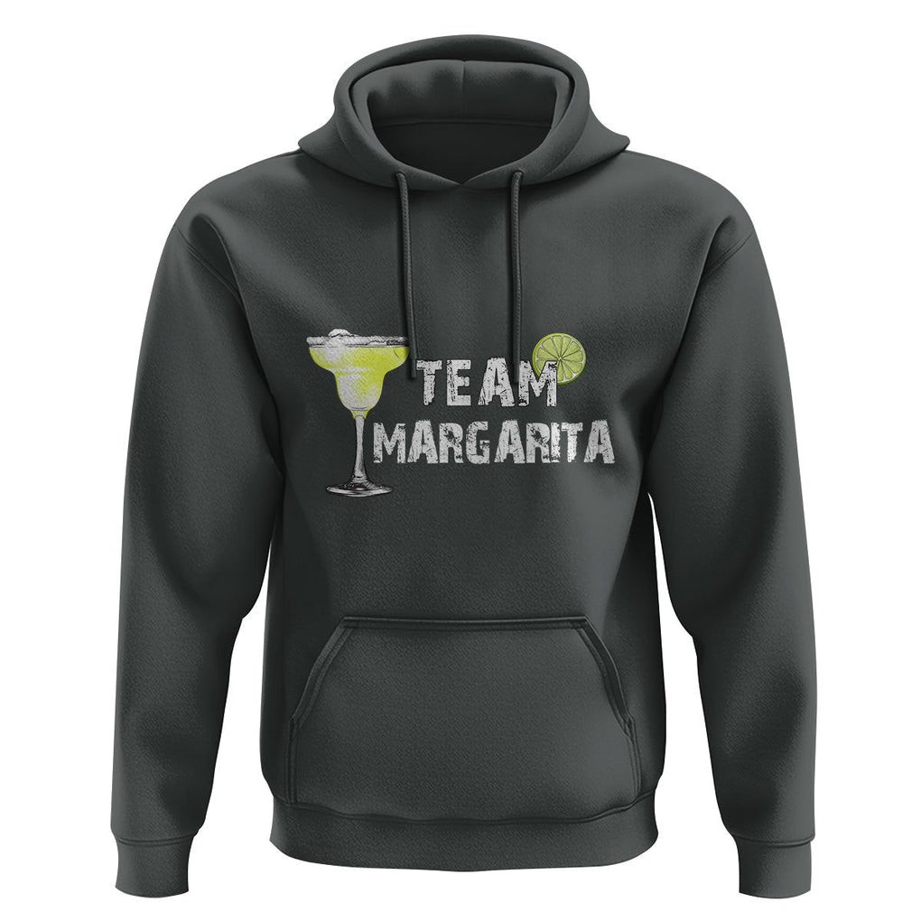 Cinco De Mayo Drinking Hoodie Team Margarita Drinks Lover TS11 Dark Heather Print Your Wear