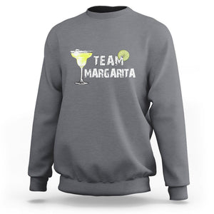 Cinco De Mayo Drinking Sweatshirt Team Margarita Drinks Lover TS11 Charcoal Print Your Wear