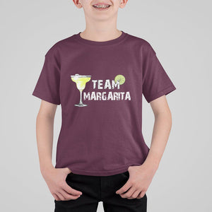 Cinco De Mayo Drinking T Shirt For Kid Team Margarita Drinks Lover TS11 Maroon Print Your Wear