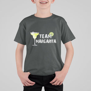 Cinco De Mayo Drinking T Shirt For Kid Team Margarita Drinks Lover TS11 Dark Heather Print Your Wear