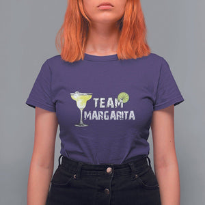 Cinco De Mayo Drinking T Shirt For Women Team Margarita Drinks Lover TS11 Purple Print Your Wear
