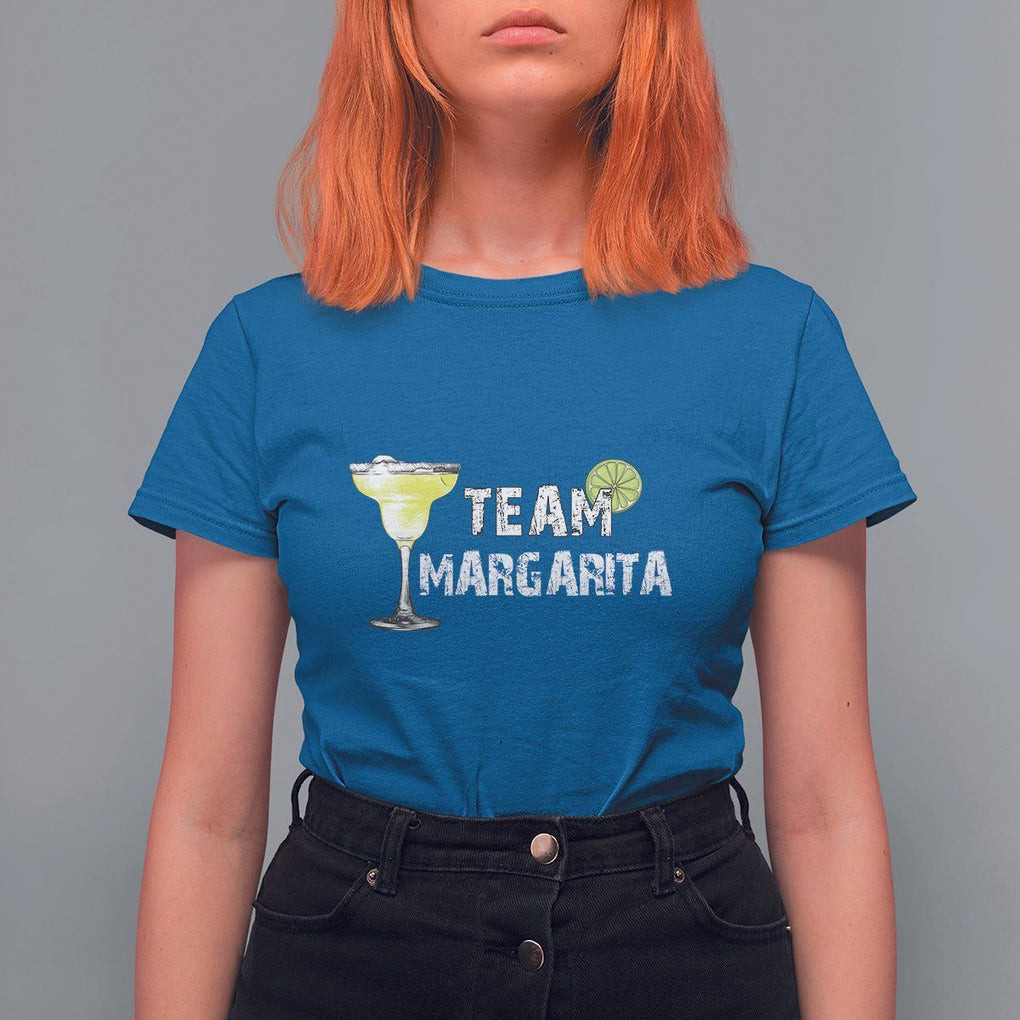 Cinco De Mayo Drinking T Shirt For Women Team Margarita Drinks Lover TS11 Royal Blue Print Your Wear