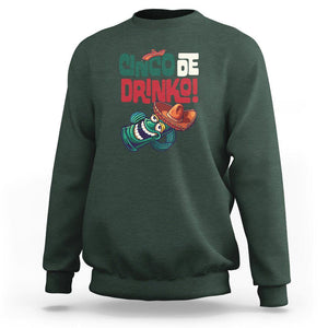 Cinco De Mayo Drinko Funny Drinking Mexican Party Sweatshirt TS09 Dark Forest Green Printyourwear