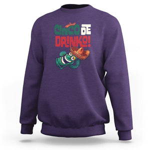 Cinco De Mayo Drinko Funny Drinking Mexican Party Sweatshirt TS09 Purple Printyourwear