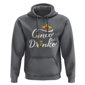 Cinco De Mayo Funny Drinking Hoodie Cinco De Drinko Men Women Tequila TS11 Charcoal Print Your Wear