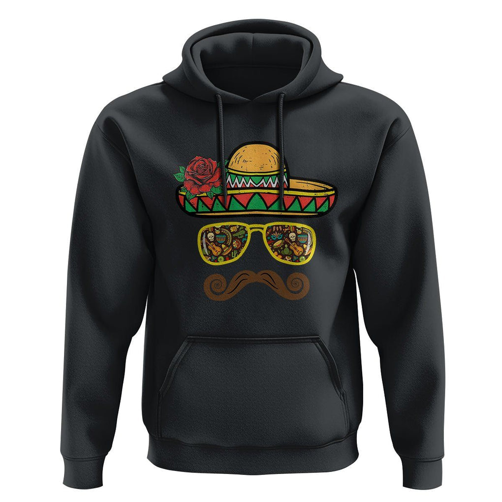 Cinco De Mayo Hoodie Funny Sombrero Face Fiesta Party Mexico Costume TS11 Black Print Your Wear