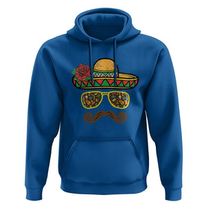 Cinco De Mayo Hoodie Funny Sombrero Face Fiesta Party Mexico Costume TS11 Royal Blue Print Your Wear
