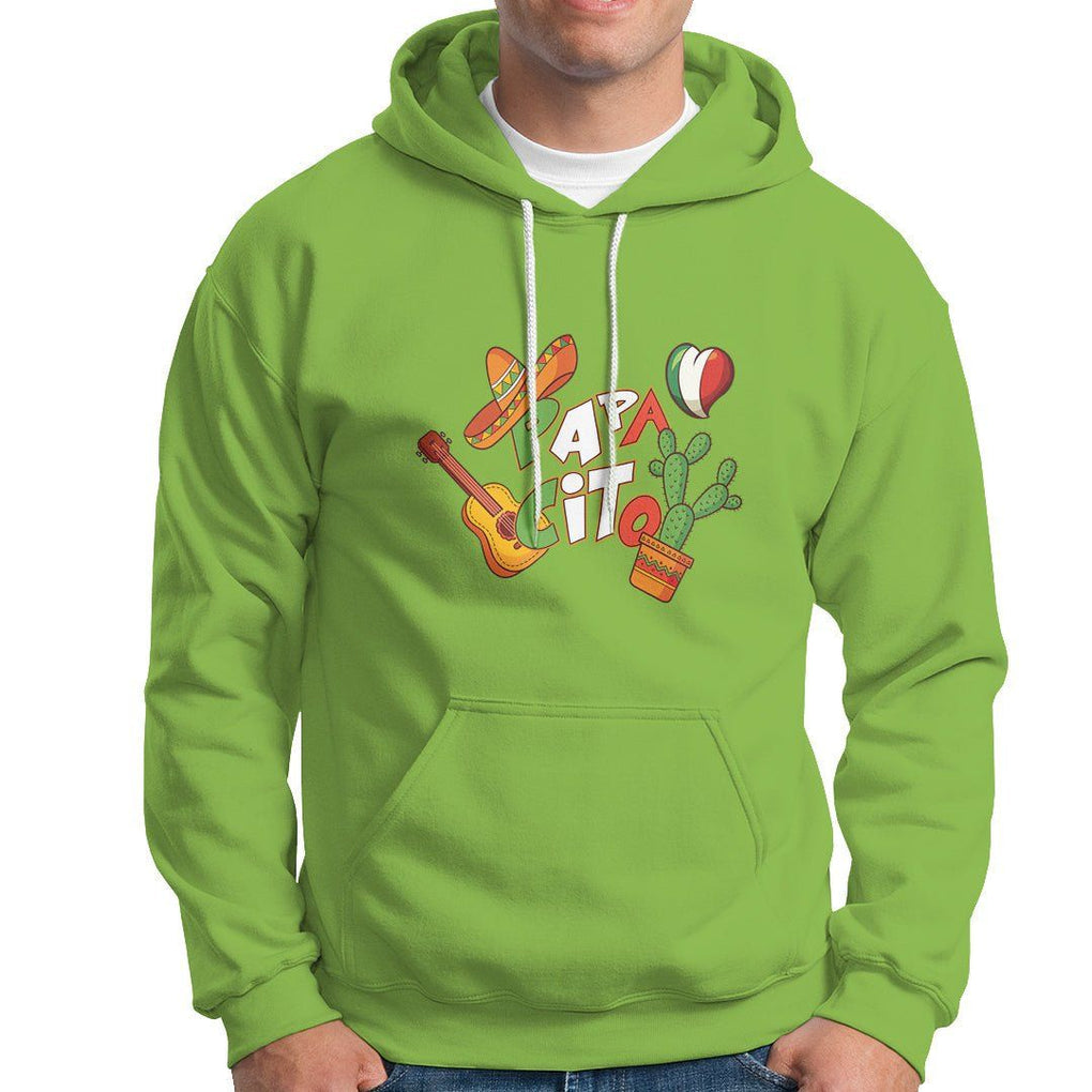 Cinco De Mayo Hoodie Papacito Family Matching Mexican Dad TS09 Lime Printyourwear