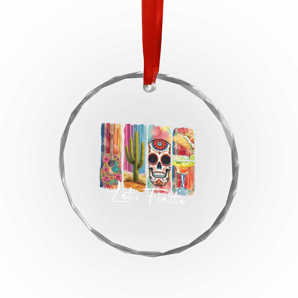 Cinco De Mayo Lets Fiest Crystal Glass Ornament Funny Mexican Party Gift TS12 Print Your Wear
