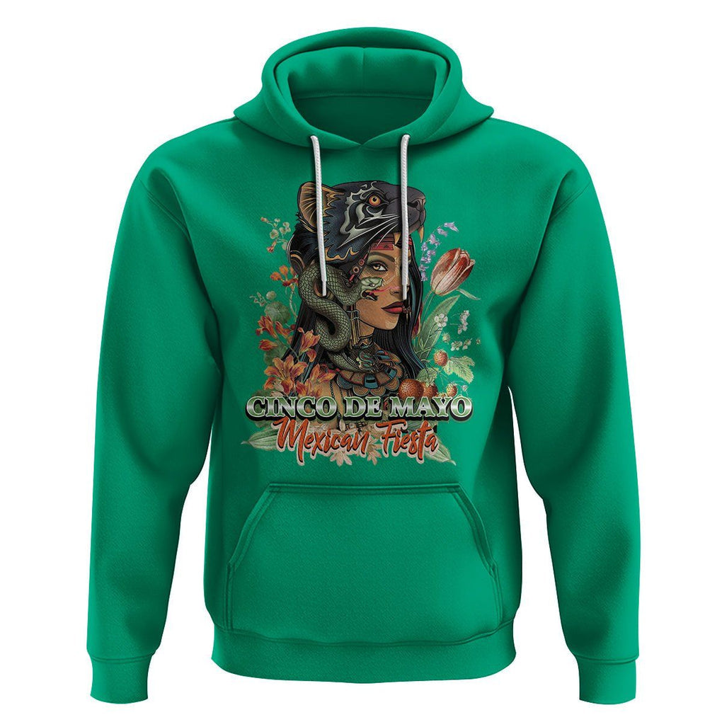 Cinco De Mayo Mexican Fiesta Aztec Hoodie TS09 Irish Green Printyourwear